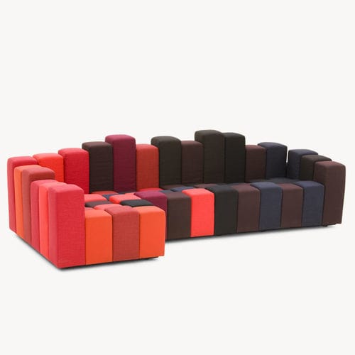 Divano modulare - DO-LO-REZ - MOROSO - design originale / in tessuto / con braccioli
