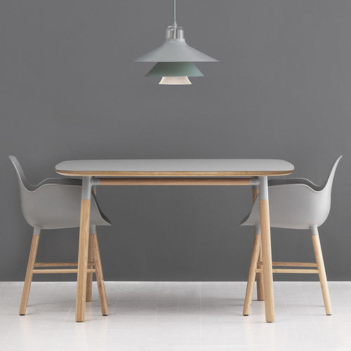 Tavolo contemporaneo - FORM - Normann Copenhagen - in rovere / in linoleum / rettangolare