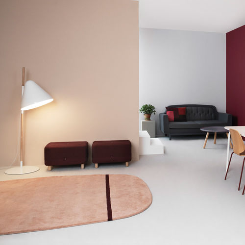 Lampada da terra - HELLO - Normann Copenhagen - in acciaio / contemporanea / con cavo