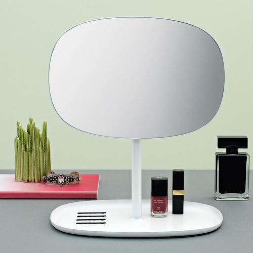 Specchio da appoggio - FLIP - Normann Copenhagen - contemporaneo / in acciaio / orizzontale