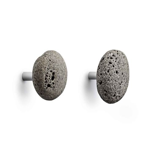 Appendiabiti da parete contemporaneo - STONE - Normann Copenhagen - in pietra / individuale / da bagno