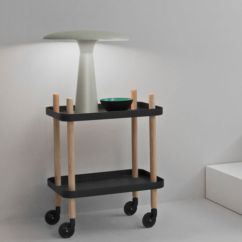 Lampada da tavolo - SHELTER - Normann Copenhagen - in acciaio / design originale / con cavo