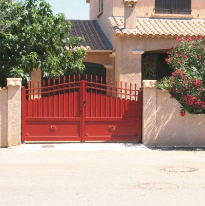 Cancello battente - TRADITION - Horizal - in alluminio / a sbarre / per uso residenziale