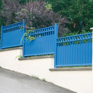 Recinzione a sbarre - TRADITION : MYOSOTIS  - Horizal - da giardino / in alluminio / tinta
