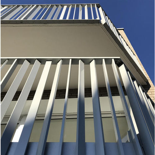 Ringhiera in alluminio - HERAL - Horizal - a sbarre / da esterno / per balcone