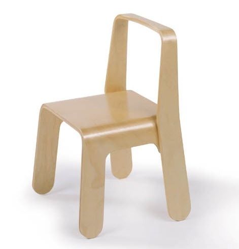 Sedia contemporanea - LOOK-ME - Offi - in compensato stampato / per bambini / per uso residenziale