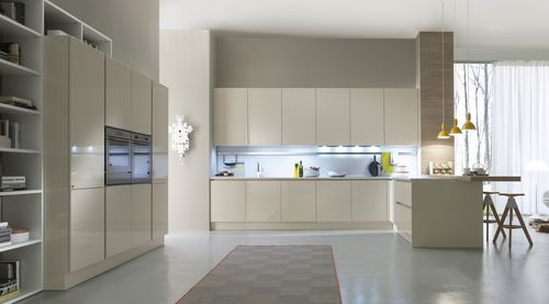 Cucina contemporanea - SYSTEM COLLECTION - Pedini - in legno / senza maniglie / laccata