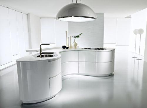 Cucina contemporanea - DUNE - Pedini - in legno / con maniglia integrata / laccata