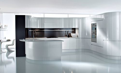 Cucina contemporanea - ARTIKA - Pedini - in legno / senza maniglie / laccata