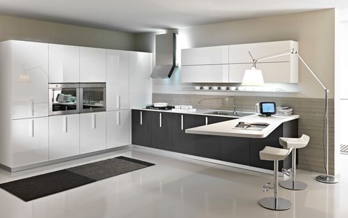Cucina contemporanea - MAGIKA - Pedini - in melaminico / con impugnature