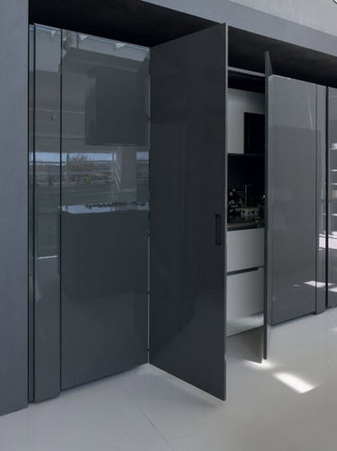 Cucina in stile industriale - SYSTEM COLLECTION - Pedini - in legno / a scomparsa / con maniglia integrata