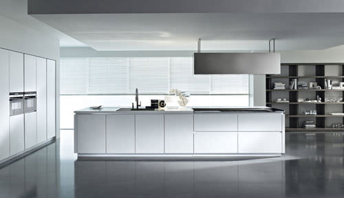 Cucina contemporanea - DUNE - Pedini - in laminato / con isola / senza maniglie