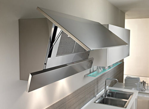 Cappa a muro - Pedini - design originale / con illuminazione integrata