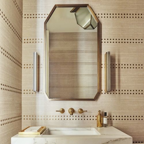 Carta da parati contemporanea - Studs and Stripes - Phillip Jeffries - in tessuto / in fibra naturale / in canapa