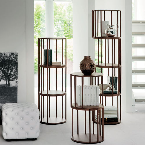 Libreria contemporanea - CELL - Porada - in legno massiccio / in noce / di Marelli e Molteni