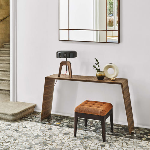 Consolle contemporanea - ASYA - Porada - in rovere / in noce / con supporto in quercia