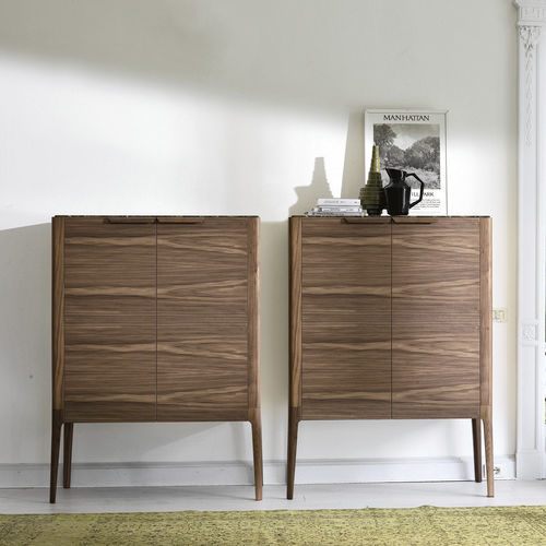 Credenza alta - ATLANTE - Porada - contemporanea / in noce / in frassino