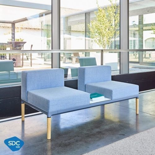 Chauffeuse contemporanea - NORA S_03 - SDC_lab - in tessuto / in rovere / modulare