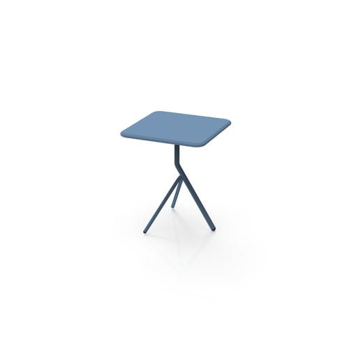 Tavolo da bistrot contemporaneo - SLING - SDC_lab - in acciaio / con supporto in acciaio / quadrato