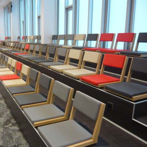 Gradinata prefabbricata - ROOM 26 - SDC_lab - in rovere / in tessuto / dritta