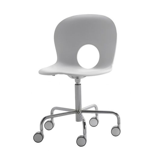 Sedia contemporanea - OLIVIA - REXITE - da interno / in polipropilene / con supporto in acciaio cromato