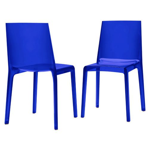 Sedia contemporanea - EVELINE - REXITE - da interno / da esterno / in policarbonato