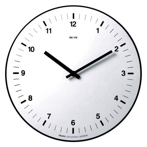 Orologio contemporaneo - ORARIO - REXITE - a muro / analogico / per ufficio