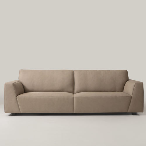 Divano modulare - ERMES - Rivolta - contemporaneo / in tessuto / in pelle