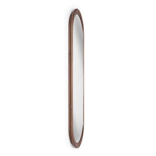 Specchio a muro - Capri - Rossi di Albizzate - contemporaneo / ovale / in legno