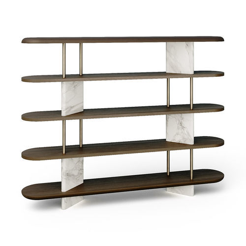 Scaffale a paravento - Lifestyle - Rossi di Albizzate - contemporaneo / in legno / in metallo