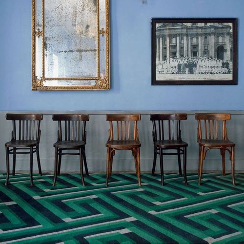 Tappeto contemporaneo - KEY SHADOW - The Rug Company - geometrico / in lana / in lana del Tibet