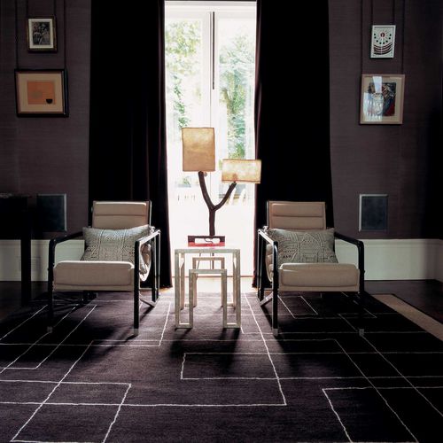 Tappeto contemporaneo - CITYSCAPE - The Rug Company - a righe / in lana / in lana del Tibet