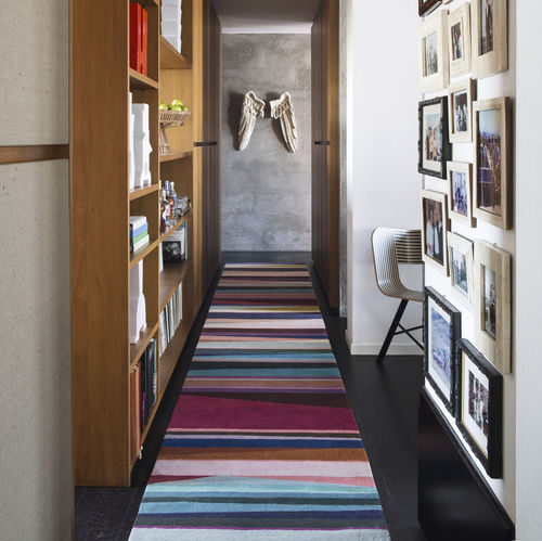 Tappeto contemporaneo - REFRACTION - The Rug Company - a righe / in lana del Tibet / rettangolare