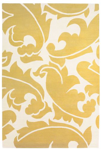 Tappeto contemporaneo - OVERLEAF - The Rug Company - a fiori / in lana / rettangolare