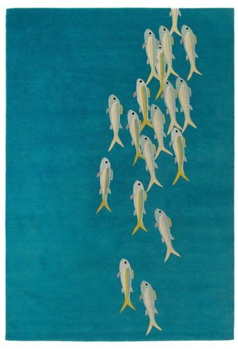 Tappeto contemporaneo - FISHES  - The Rug Company - a motivi / in lana / in lana del Tibet