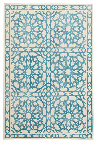 Tappeto contemporaneo - MAMOUNIA SKY - The Rug Company - a motivi / in lana / in seta