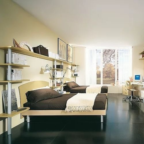 Letto singolo - YOUNG - Sangiorgio Mobili - contemporaneo / per bambini (unisex) / con contenitore
