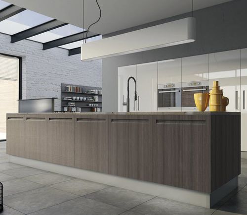 Cucina contemporanea - CAMPIGLIO - SCIC - in legno / in pietra naturale / in acciaio
