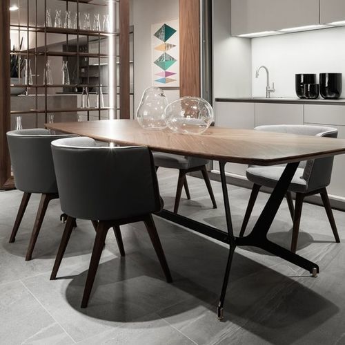 Sedia contemporanea - PASHÀ - SCIC - da cucina / in tessuto / in pelle