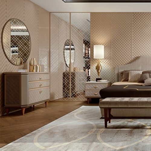 Cassettone classico - BELLAGIO - SCIC - in vetro laccato / rettangolare / 3 cassetti