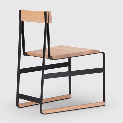 Sedia contemporanea - PIEDMONT #3 - Skram Furniture - da interno / in rovere / in noce