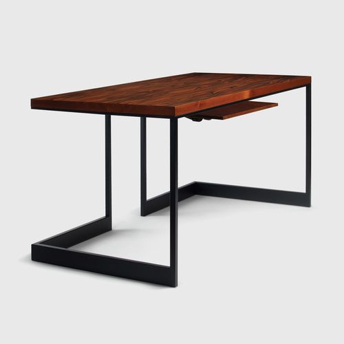 Scrivania contemporanea - WISHBONE SLAB - Skram Furniture - in noce / in frassino / in legno di rosa