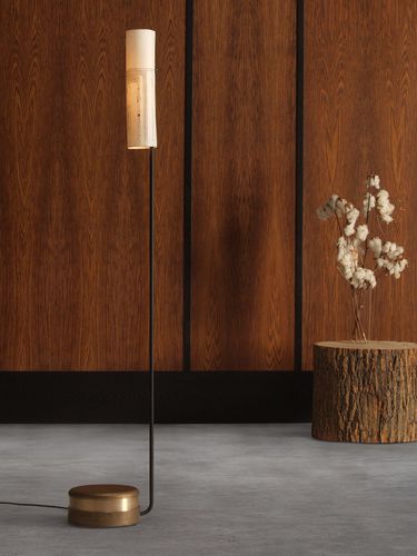 Lampada da pavimento - ARAK - Skram Furniture - in alluminio / in bronzo / in porcellana