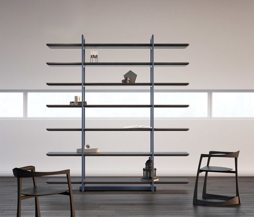 Scaffale a paravento - ALTAI  - Skram Furniture - contemporaneo / in noce / in frassino