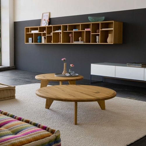 Mensola - GRAPHIC - TEAM 7 - contemporaneo / in legno / con contenitore