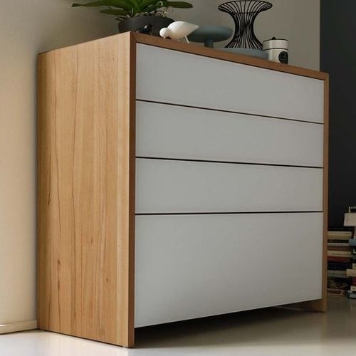 Cassettone contemporaneo - LUNETTO - TEAM 7 - in rovere / in noce / in ciliegio