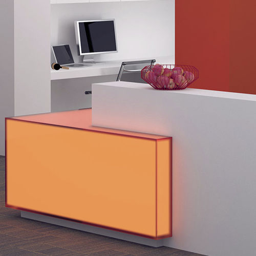 Banco reception modulare - 600.02 - 3Form - in resina / luminoso