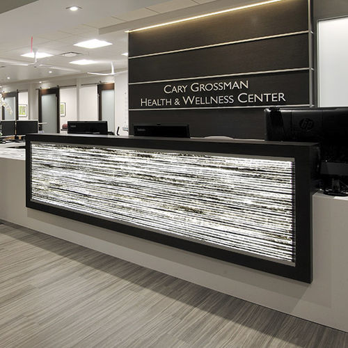 Banco reception modulare - 600.06 - 3Form - in resina / luminoso