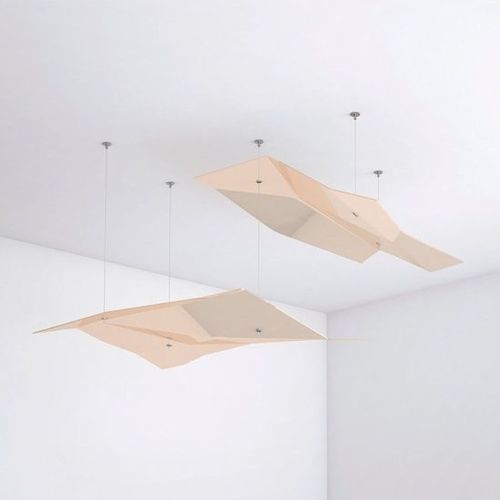 Controsoffitto in resina - SHAPES ALTA - 3Form - ad isola / per ufficio / da interno