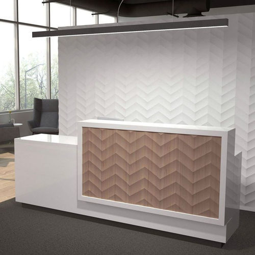 Banco reception modulare - 600.20 - 3Form - in legno / in feltro